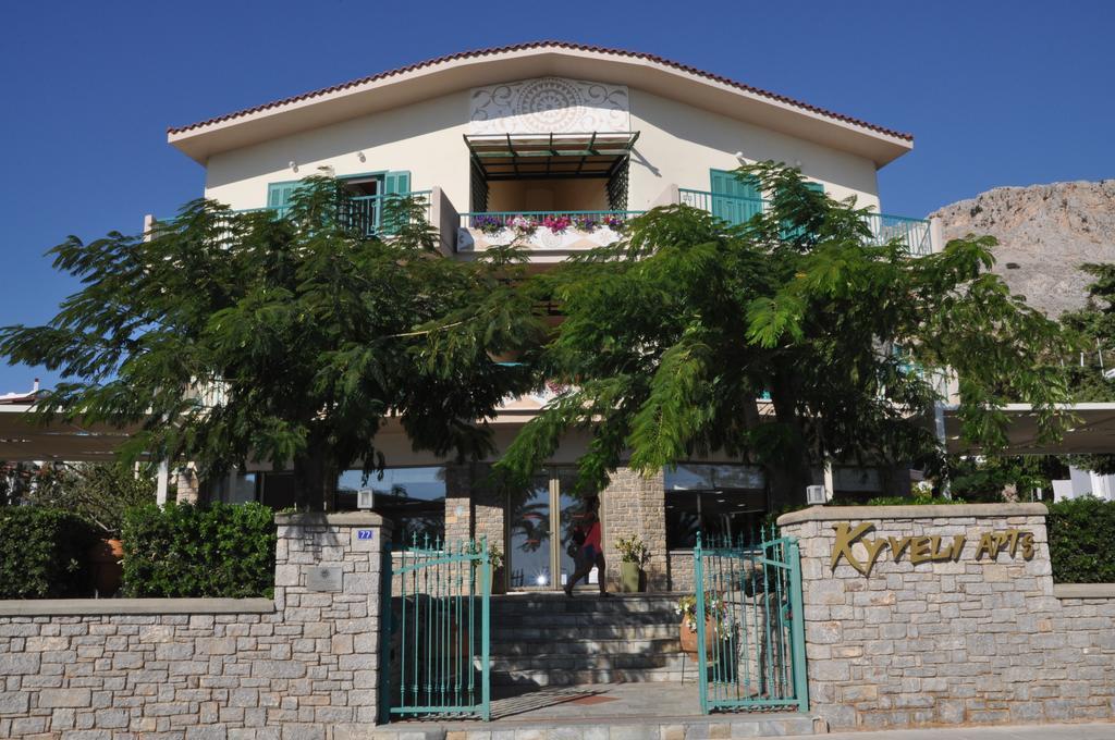 Kyveli Hotel Apartments Vrontados ภายนอก รูปภาพ